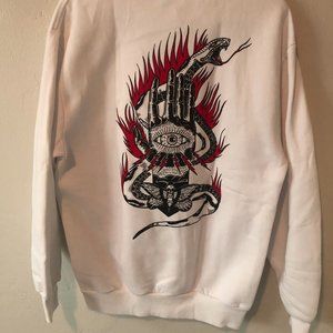 Divided Men's White Crew Neck Sweater